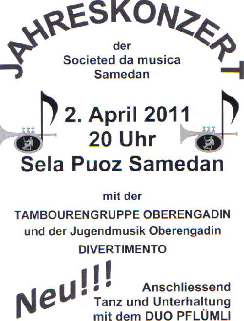 Auftritt Samedan